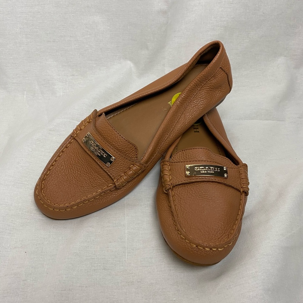 Coach Leather Flats